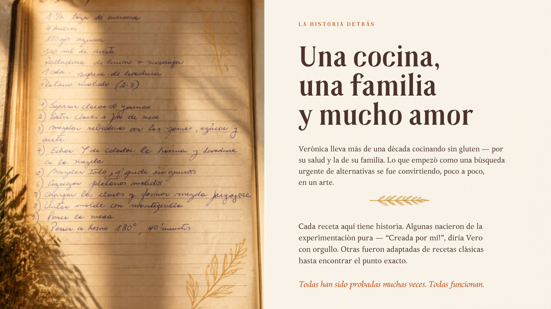 Las Recetas de Verónica | 5 Recetas de Masas Sin Gluten de mi Madre
