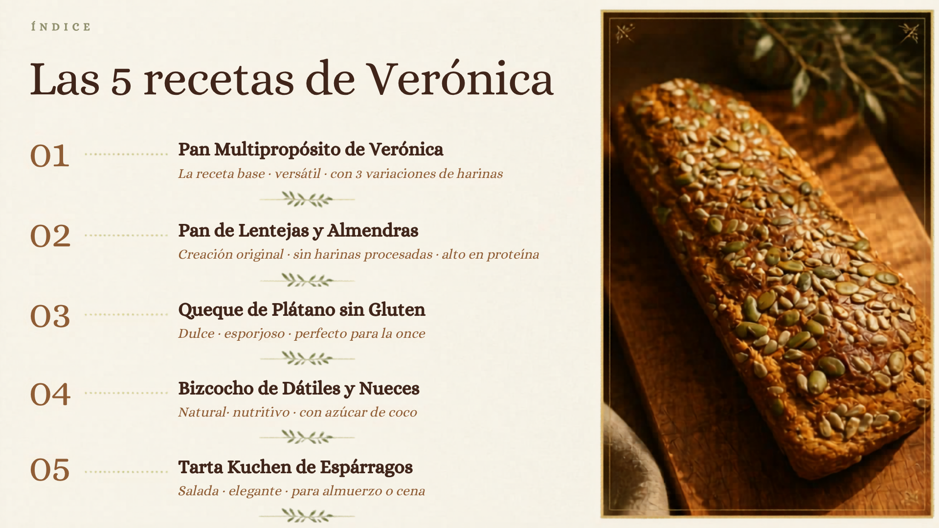 Las Recetas de Verónica | 5 Recetas de Masas Sin Gluten de mi Madre
